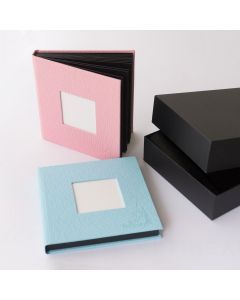 Todz barn/baby rufle rosa album 20x20 cm med boks